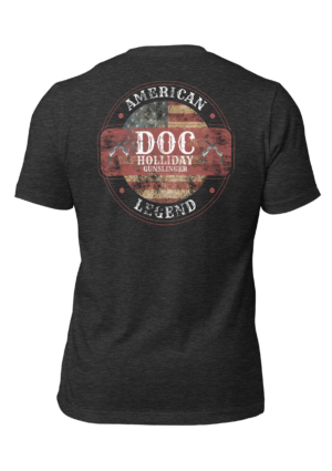 American-legend-doc-holliday-t-shirt-ghost-dark-grey-heather